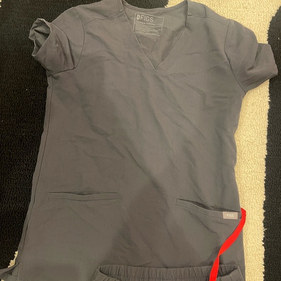 Figs Tops Figs Limited Edition Charcoal Gray Scrubs Poshmark